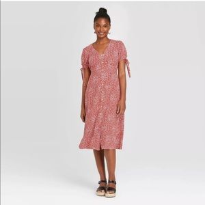 Floral Button-Front Sundress